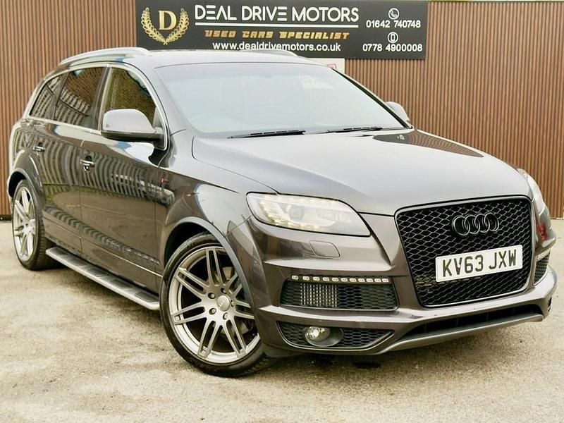 Grey Used 2014 Audi Q7 S-line plus SUV | £11,990 (Good price) - Image 1/4