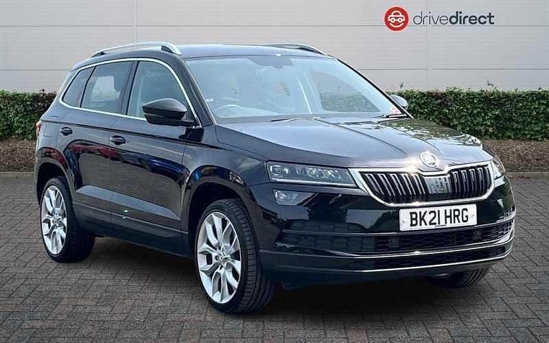 Black Used 2021 Skoda Karoq SE L SUV | £15,702 (Fair price) - Image 1/4