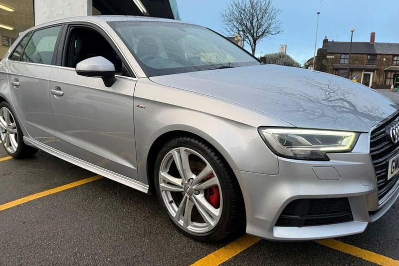Used Audi A3 S-Line 190 HP (139 kW) 2017 Silver Hatchback