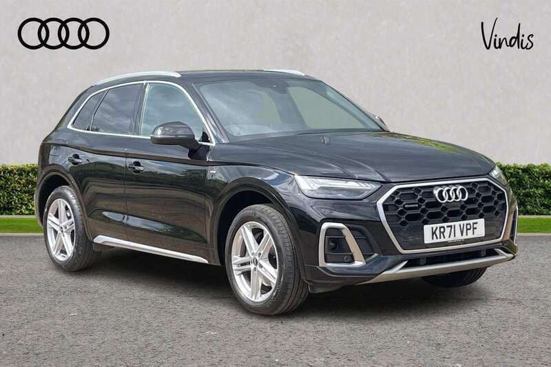 Black Used 2022 Audi Q5 S-Line SUV | £30,159 (Good price) - Image 1/4