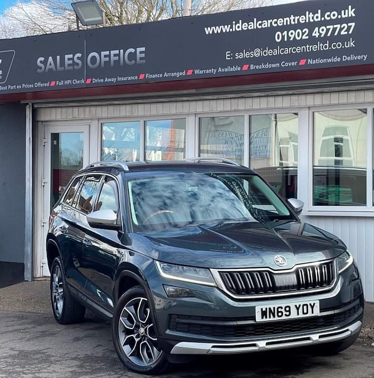 Used Skoda Kodiaq Scout 4x4 190 HP (139 kW) 2019 Grey SUV