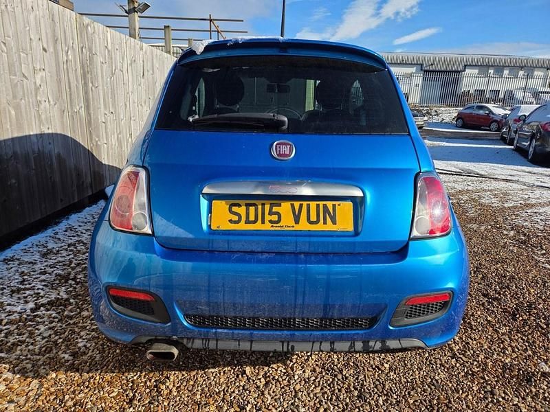 Usado Fiat 500S S 2015 Azul Citadino