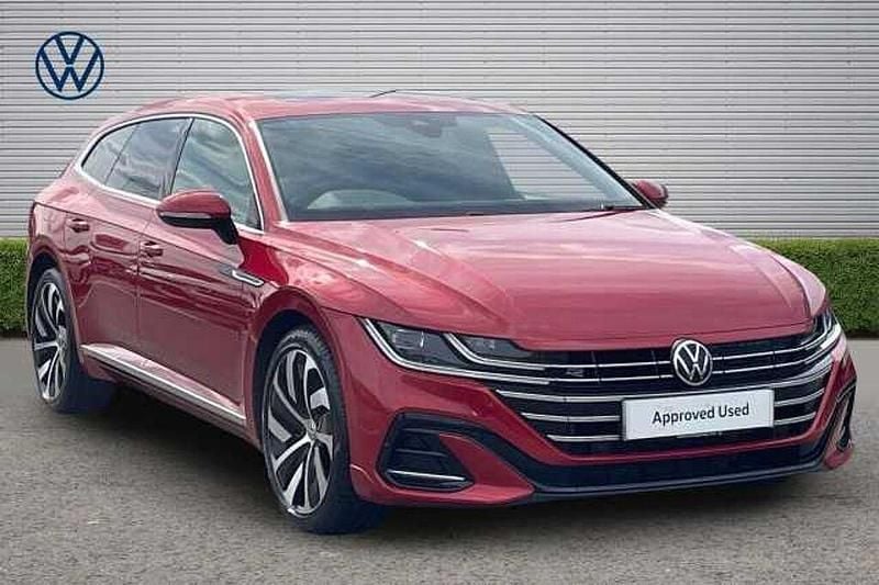 Usado VW Arteon R-line 218 HP (160 kW) 2021 Vermelho Carrinha