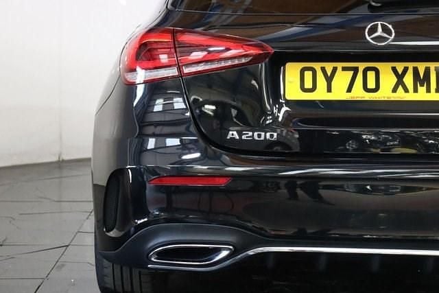 Used Mercedes A200 AMG line 163 HP (119 kW) 2020 Black Hatchback