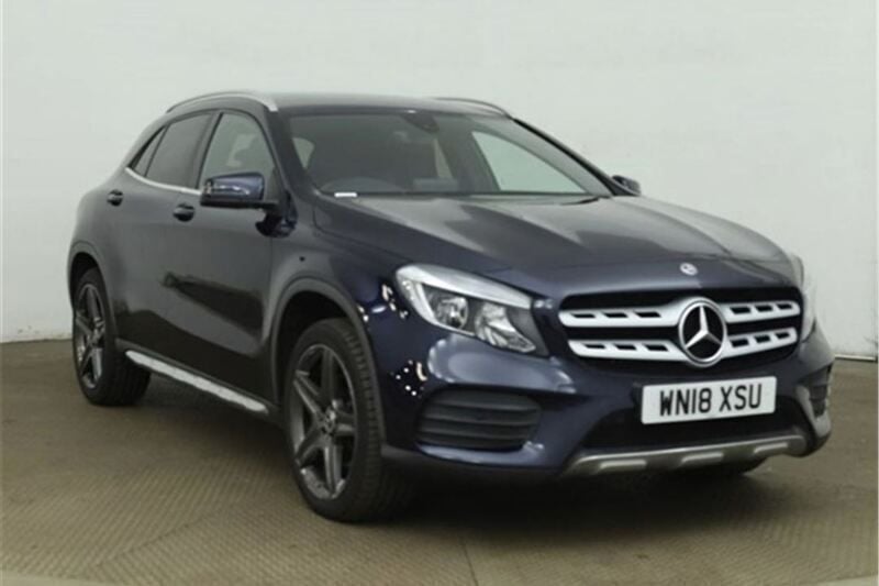 Blue Used 2018 Mercedes GLA220 AMG line SUV | £13,485 (Good price) - Image 1/2