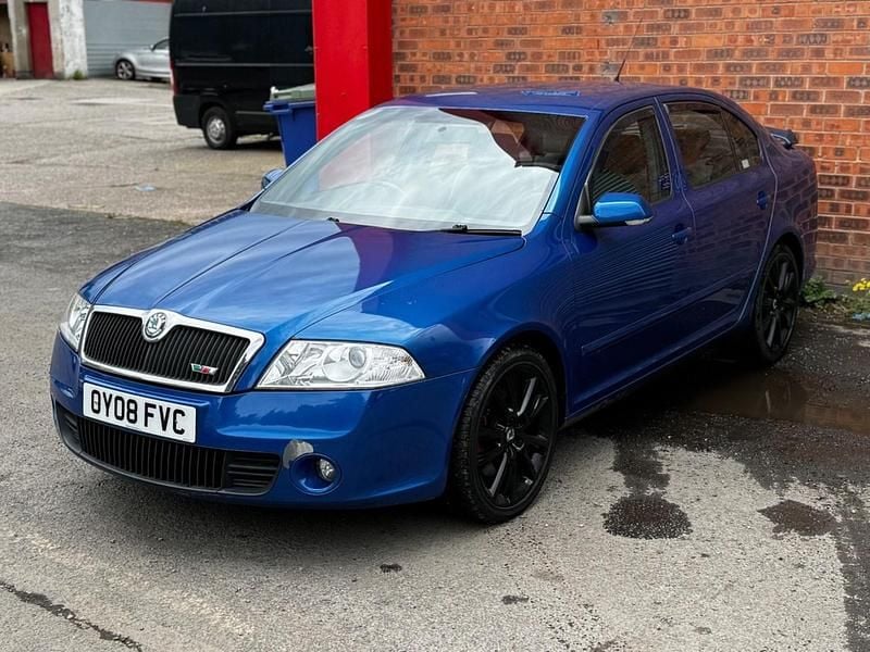 Used Skoda Octavia vRS 170 HP (125 kW) 2008 Blue Hatchback