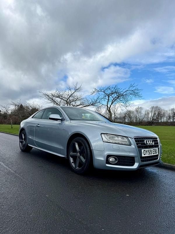 Used Audi A5 S-Line 170 HP (125 kW) 2009 Silver Coupe