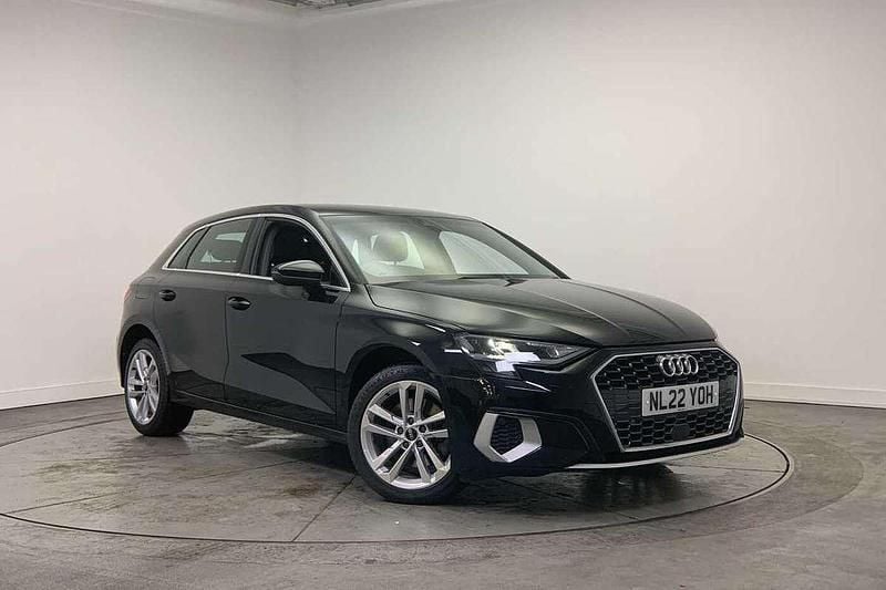 Black Used 2022 Audi A3 e-tron Sport Hatchback | £21,300 (Good price) - Image 1/4