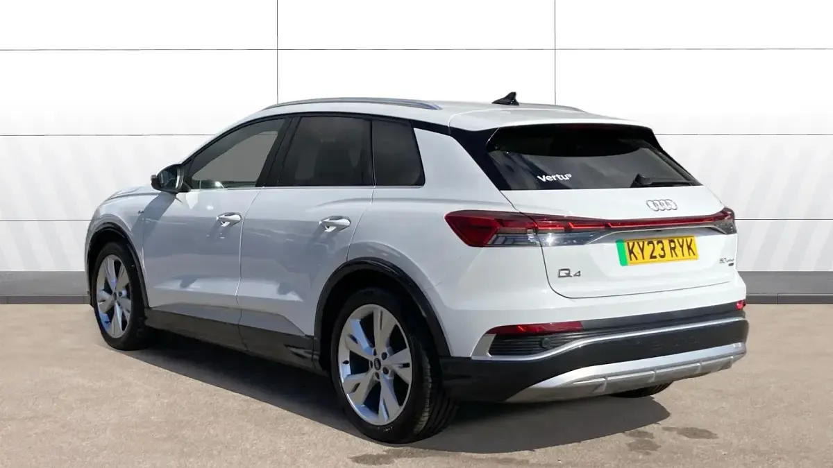 Used Audi Q4 e-tron S-Line 219 kW (299 HP) 2023 White SUV