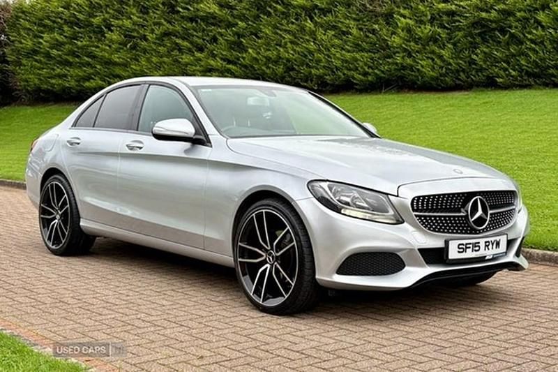 Silver Used 2015 Mercedes C220 Executive Sedan | £7,895 (Fair price) - Image 1/1