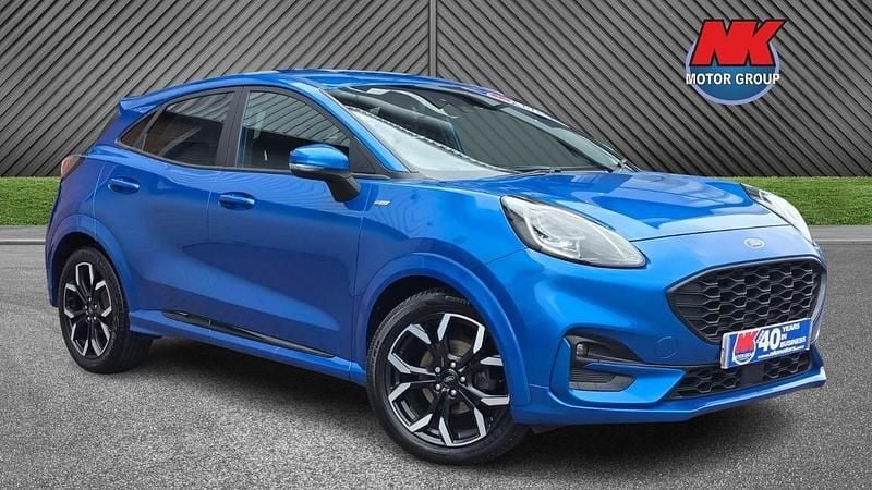 Blue Used 2021 Ford Puma Gen-E ST-Line X Hatchback | £12,499 (Fair price) - Image 1/4