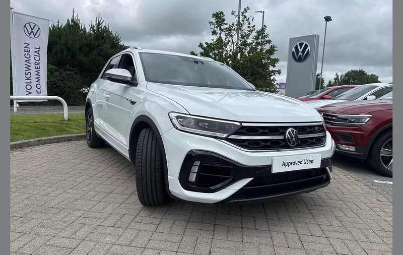 White Used 2023 VW T-Roc R SUV | £28,295 (Fair price) - Image 1/4