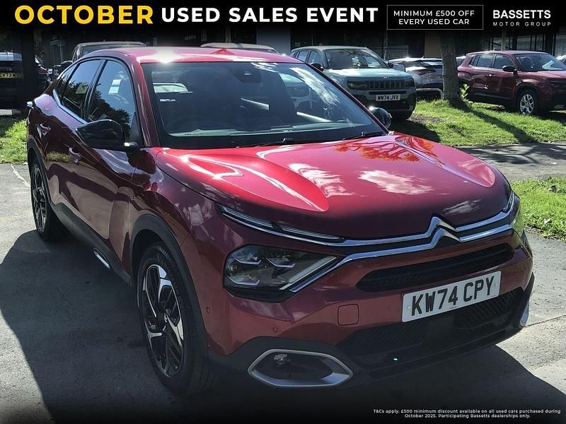 Red Used 2024 Citroën C4 PureTech Sedan | £15,995 (Fair price) - Image 1/4