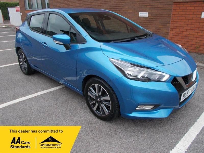 Blue Used 2018 Nissan Micra Acenta Hatchback | £8,495 (Fair price) - Image 1/4