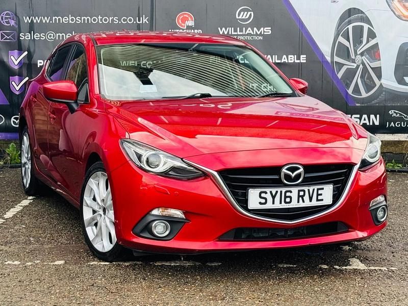 Red Used 2016 Mazda 3 Inclusive Hatchback | £7,750 (Fair price) - Image 1/3
