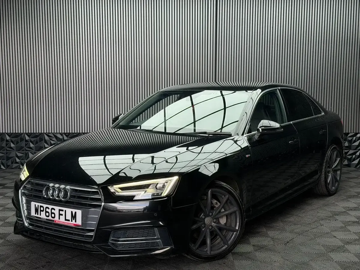 Used Audi A4 S-Line 190 HP (139 kW) 2016 Black Sedan