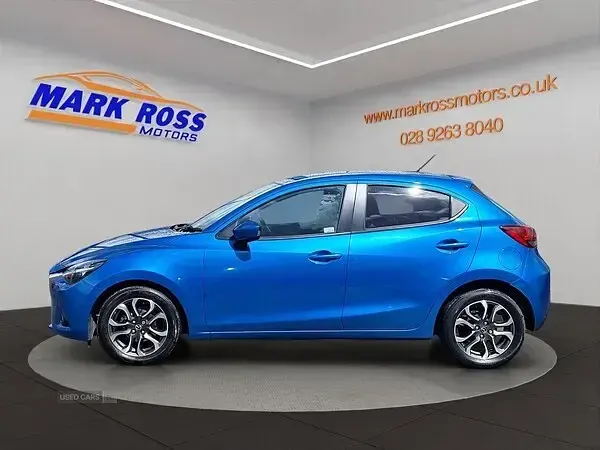 Used Mazda 2 Inclusive 2017 Blue Hatchback