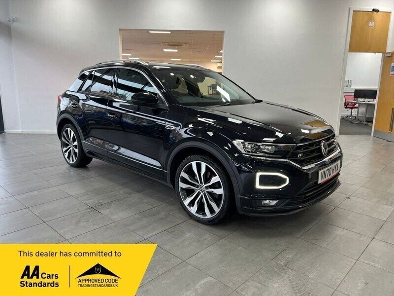 Black Used 2020 VW T-Roc R-line SUV | £21,250 (Fair price) - Image 1/3