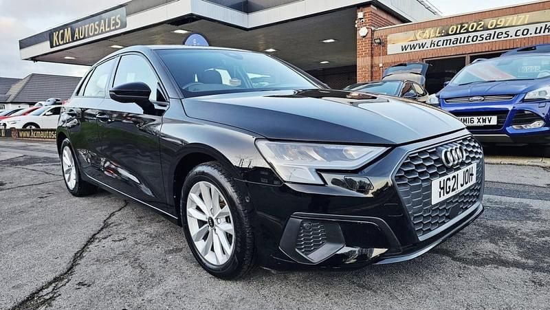 Used Audi A3 150 HP (110 kW) 2021 Black Hatchback