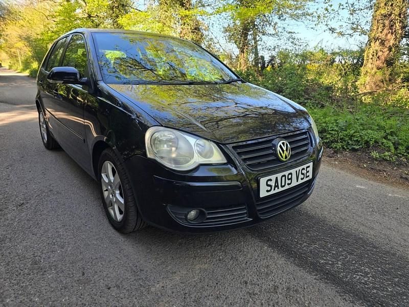 Used VW Polo Match 80 HP (58 kW) 2009 Black Hatchback