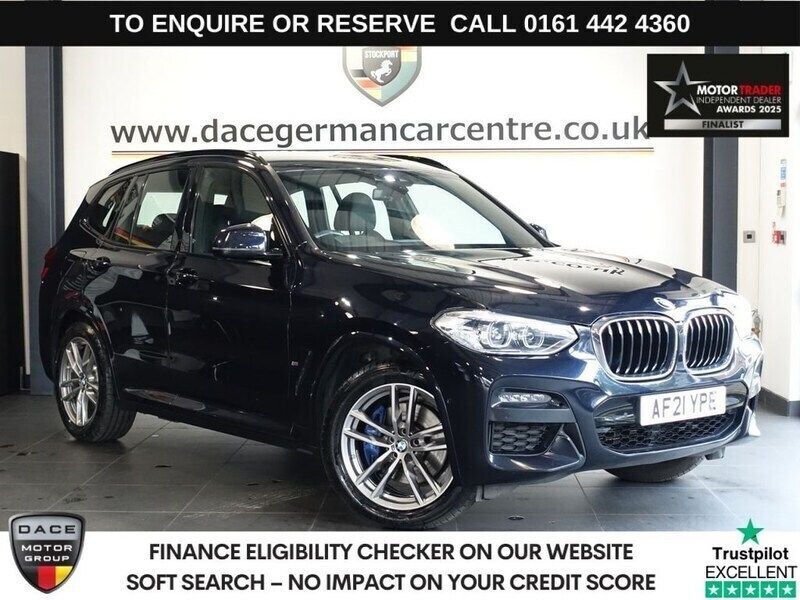Black Used 2021 BMW X3 M Sport SUV | £20,490 (Super price) - Image 1/3