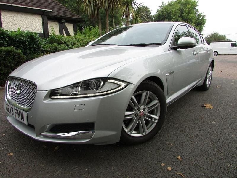 Silver Used 2013 Jaguar XF Premium Luxury Sedan | £6,999 (Fair price) - Image 1/4