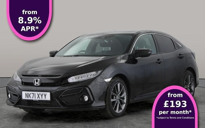 Black Used 2021 Honda Civic SR Hatchback | £14,079 (Fair price) - Image 1/3
