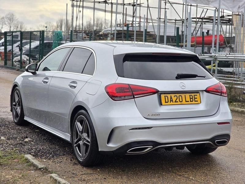 Used Mercedes A200 AMG line 163 HP (119 kW) 2020 Silver Hatchback
