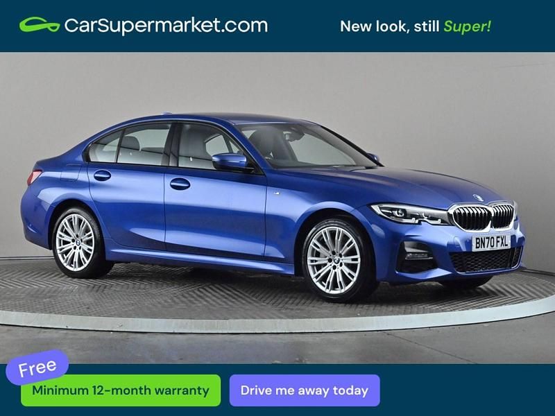 Used BMW 330e M Sport 2020 Blue Sedan