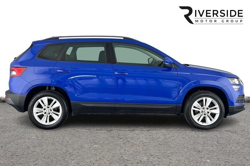 Used Skoda Karoq SE Technology 116 HP (85 kW) 2018 Blue SUV