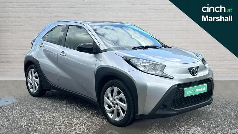 Silver Used 2022 Toyota Aygo PURE Hatchback | £12,804 (Fair price) - Image 1/4