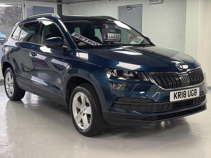 Używany Skoda Karoq SE 116 KM (85 kW) 2018 Niebieski SUV