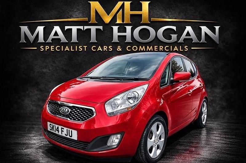 Used Kia Venga 125 HP (91 kW) 2014 Red Hatchback