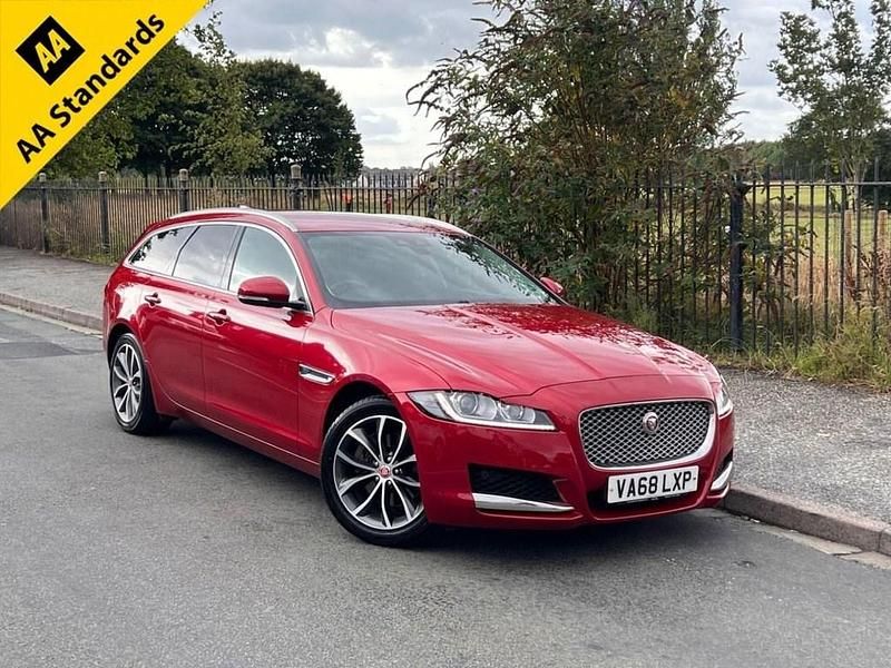 Red Used 2019 Jaguar XF Portfolio Sedan | £14,495 (Fair price) - Image 1/4