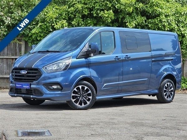Blue Used 2021 Ford Transit Custom Sport Van | £20,370 (A bit pricey) - Image 1/1
