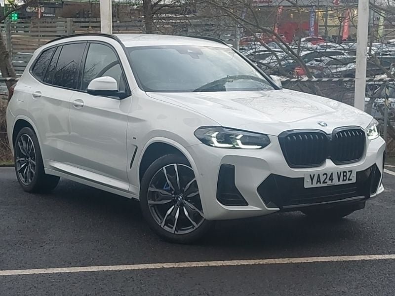 White Used 2024 BMW X3 M Sport SUV | £42,698 (A bit pricey) - Image 1/4