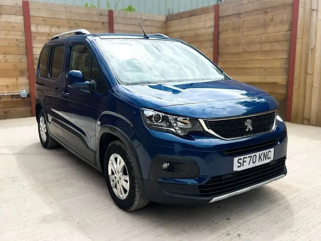 Used Peugeot Rifter Access 131 HP (96 kW) 2020 Blue MPV