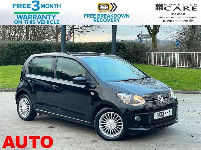 Black Used 2013 VW up! high up! Hatchback | £5,490 (Fair price) - Image 1/3