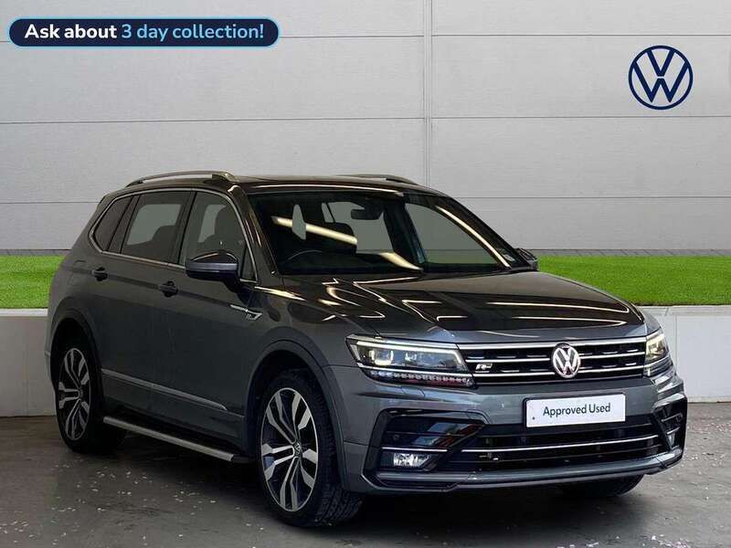 Grey Used 2019 VW Tiguan Allspace R-line SUV | £23,999 (Expensive) - Image 1/4