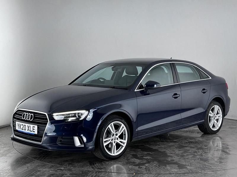 Begagnad Audi A3 Sport 2020 Blå Sedan
