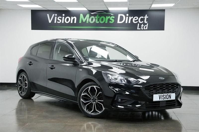 Black Used 2019 Ford Focus ST-Line X Hatchback | £8,840 (Good price) - Image 1/1