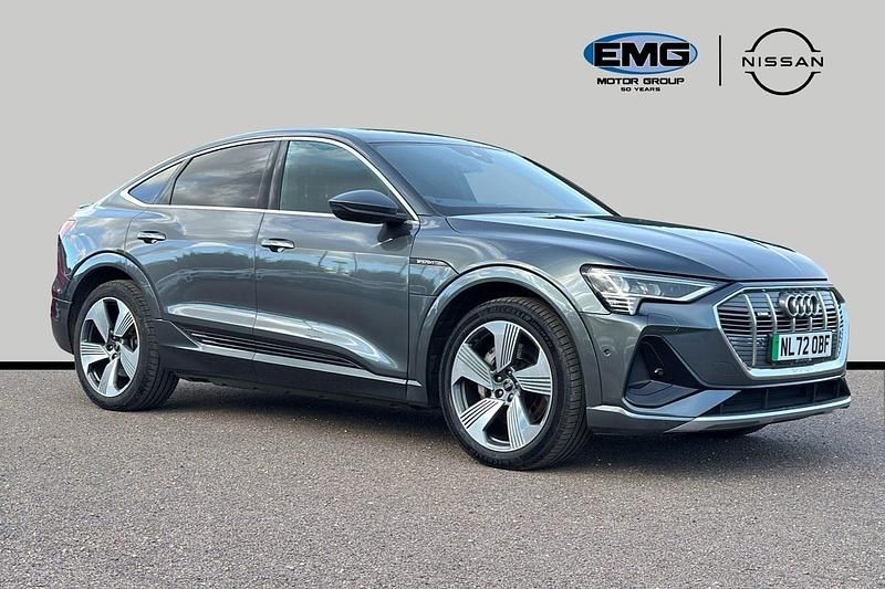 Grey Used 2022 Audi e-tron Sportback S-Line SUV | £20,895 (Super price) - Image 1/3