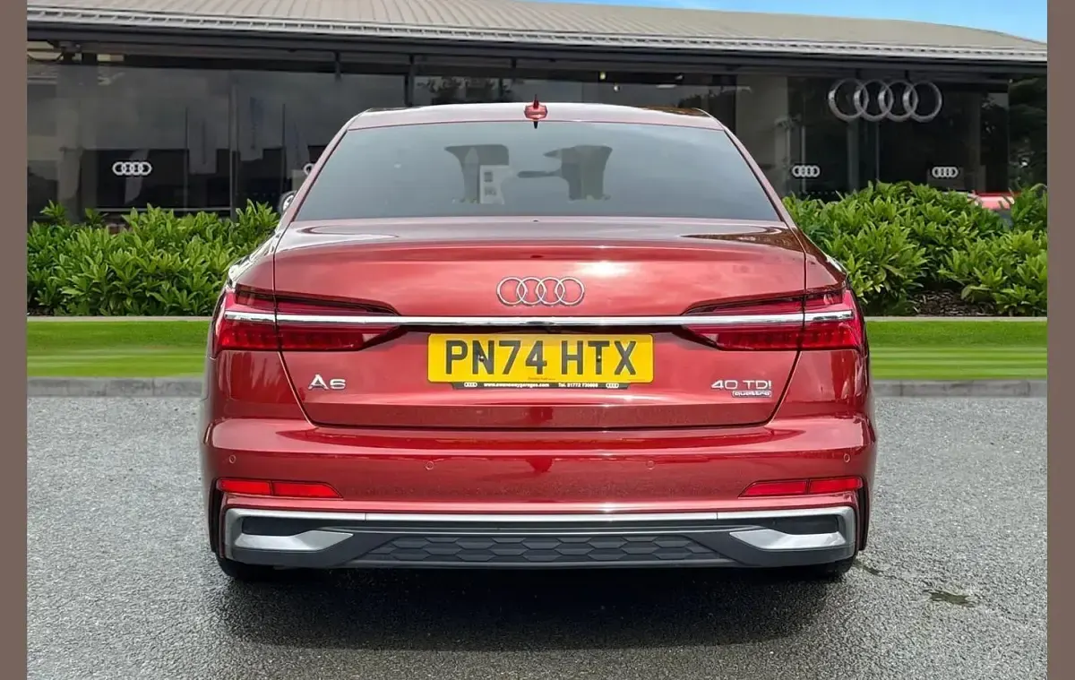 Used Audi A6 S-Line 204 HP (150 kW) 2024 Red Sedan