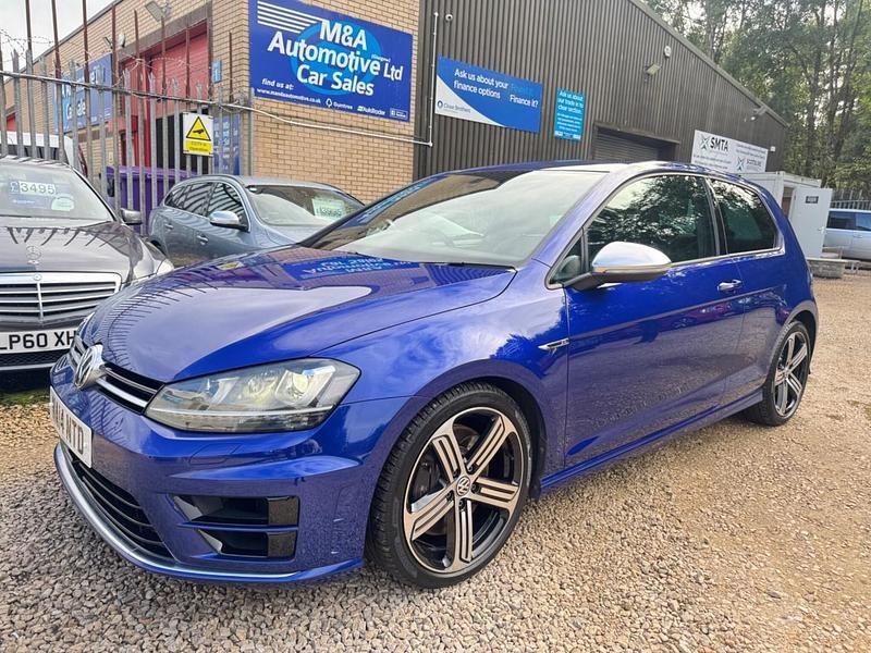 Used VW Golf VII R 2014 Blue Hatchback