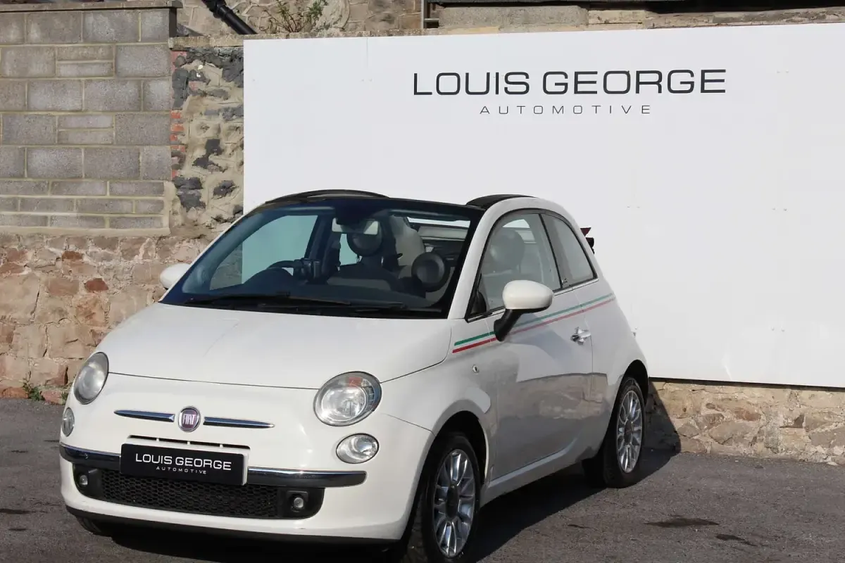 Used Fiat 500C Lounge 85 HP (62 kW) 2012 White Cabriolet