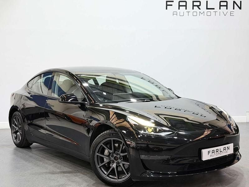 Black Used 2021 Tesla Model 3 Long Range AWD Sedan | £16,750 (Fair price) - Image 1/4