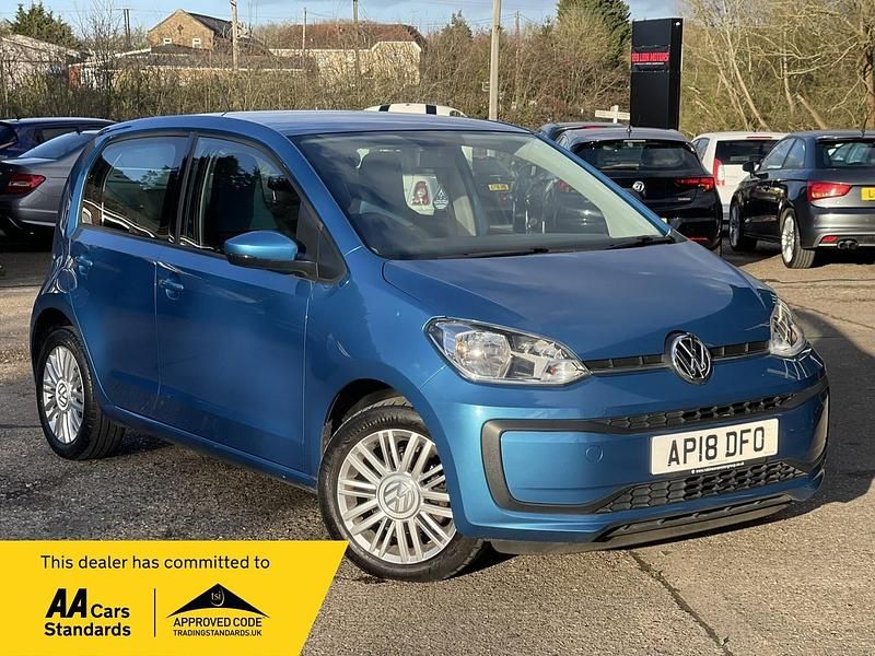 Used VW up! move up! 60 HP (44 kW) 2018 Blue Hatchback