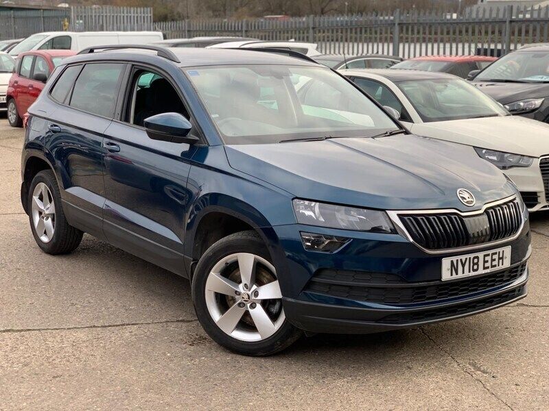 Blue Used 2018 Skoda Karoq SE SUV | £9,995 (Super price) - Image 1/4
