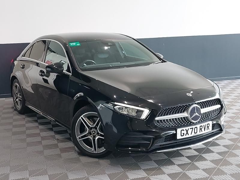 Black Used 2020 Mercedes A250 AMG line Sedan | £17,998 (Fair price) - Image 1/4