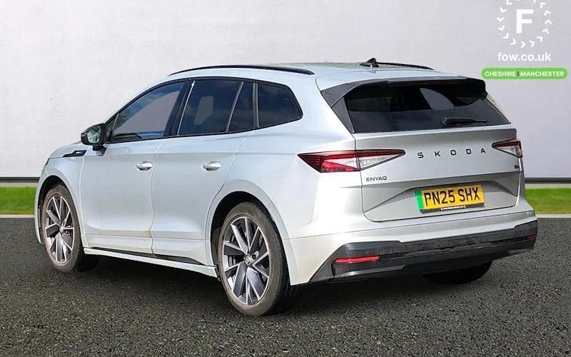 Used Skoda Enyaq iV SportlinePlus 210 kW (286 HP) 2025 Silver SUV